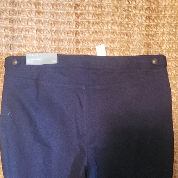 Talbots Blue Trousers with Flat Front and Straight Legs - Picture 5 of 5